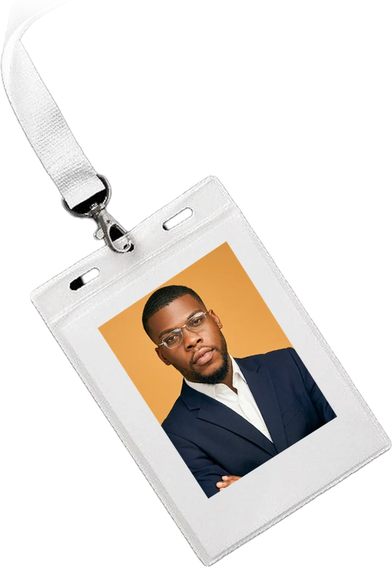 Badge avec le portrait de Djerry Wanys
